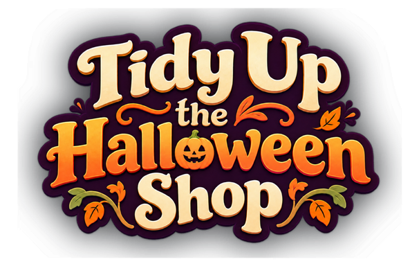 Логотип Tidy Up the Halloween Shop