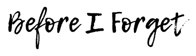 Логотип Before I Forget