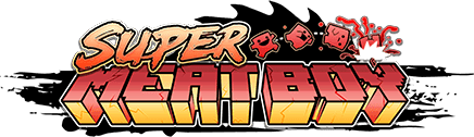Логотип Super Meat Boy