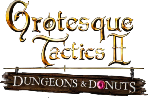 Логотип Grotesque Tactics 2 – Dungeons and Donuts