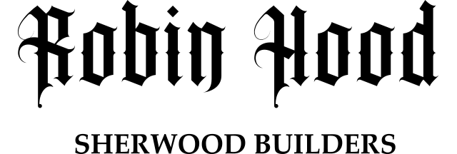 Логотип Robin Hood - Sherwood Builders
