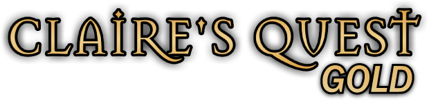 Логотип Claire's Quest: GOLD