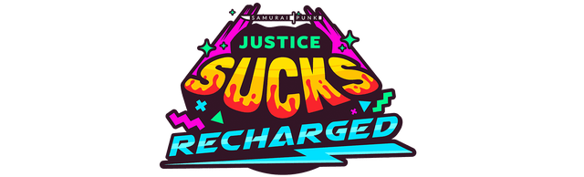 Логотип JUSTICE SUCKS: Tactical Vacuum Action