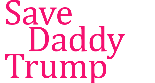 Логотип Save Daddy Trump