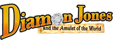 Логотип Diamon Jones and the Amulet of the World