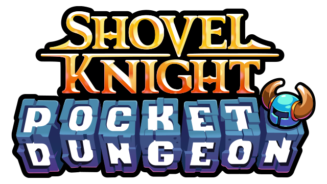 Логотип Shovel Knight Pocket Dungeon
