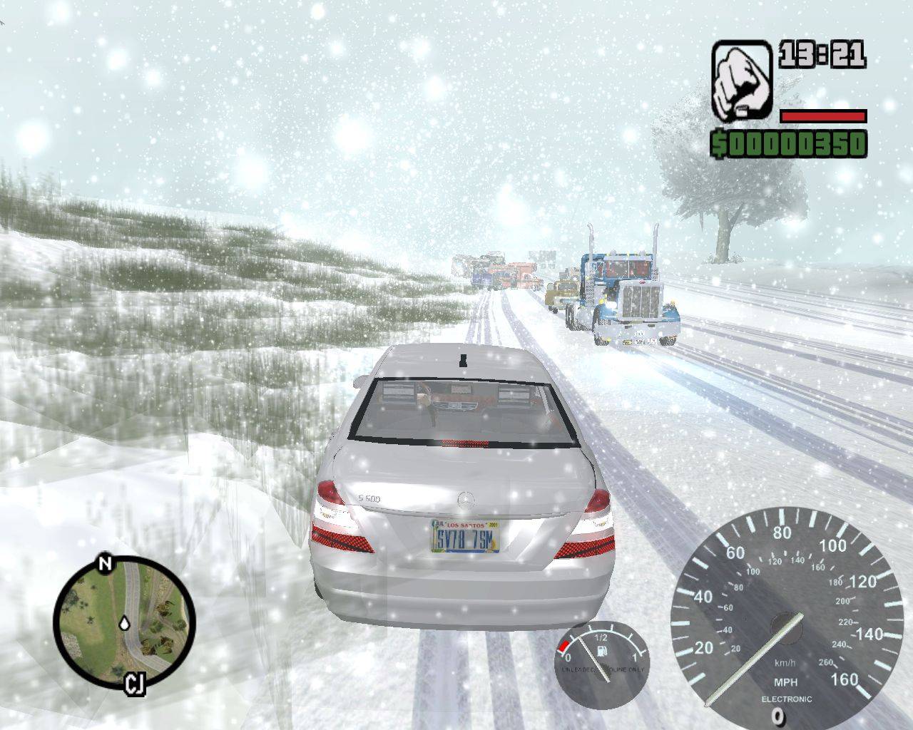 Игры машины зимой. GTA San Andreas Winter Edition 2005. ГТА Сан андреас Winter Edition. Санандрес зима. ГТА санандрес зима.