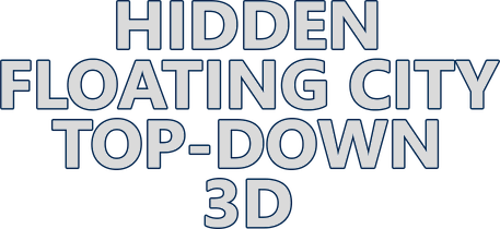 Логотип Hidden Floating City Top-Down 3D
