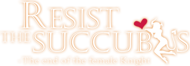 Логотип Resist the succubus - The end of the female Knight
