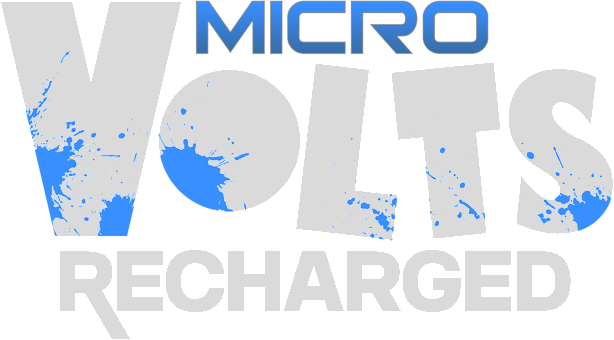 Логотип MICROVOLTS: Recharged