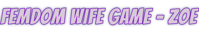 Логотип Femdom Wife Game - Zoe