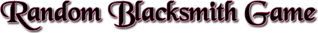 Логотип Random Blacksmith Game