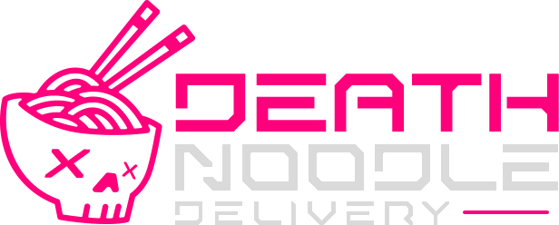 Логотип Death Noodle Delivery