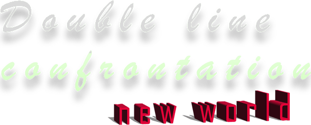 Логотип Double Line Confrontation: New World