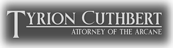 Логотип Tyrion Cuthbert: Attorney of the Arcane