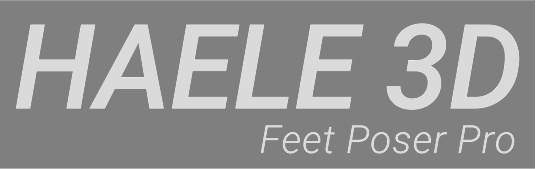 Логотип HAELE 3D - Feet Poser Pro